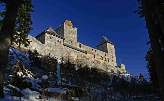 Zimní prohlídky hradu Kašperk