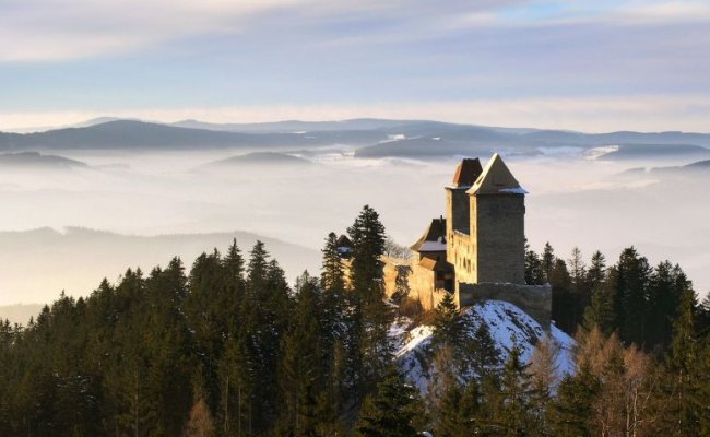 Die Burg Karlsberg ist geöffnet im November