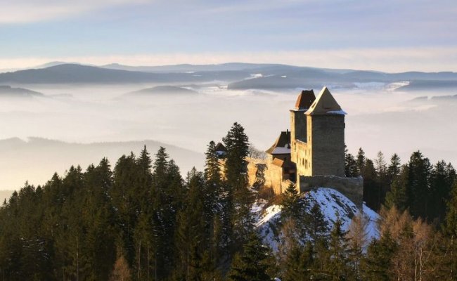 Winterprogramm auf der Burg Kašperk